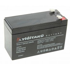 Аккумулятор YIGITAKU AGM 7А/ч, 6СТ7 YD12-7, MACPOWER