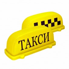 Знак TAXI магнитный с подсветкой 12V желтый, TX-202, MEGA ELECTRIC