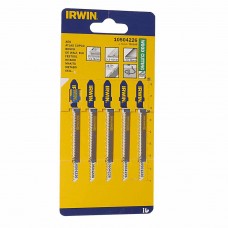 Пилка для лобзика набор 5шт. дерево 56мм, 10504226, IRWIN