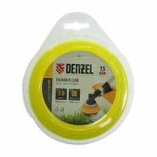 Леска для триммера 3.0мм 15м квадрат Flex Cord, 96117, DENZEL