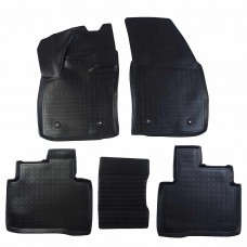 Коврик салона GEELY Tugella (20-) 3D полиуретан черный (5 предм.), NPA11-C24-750, NORPLAST