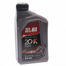 Масло моторное 20 K PLUS 5W40 синт.1л SELENIA, 70651E18EU, PETRONAS
