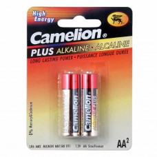Батарейка AA LR6 1.5V блистер (2шт.) Alkaline Plus, C-LR6P(2)бл, CAMELION
