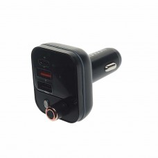 Устройство зарядное в прикуриватель с трансмиттером (bluetooth,hands free), ET-M87 black, EARLDOM