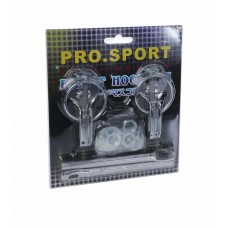 Замок капота серебрo комплект, RS-00718, PRO SPORT