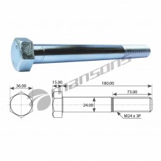 Болт Actros крепления рессоры передней (M24x2/180), M24180, MANSONS