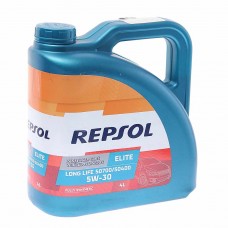 Масло моторное ELITE Long Life 50700/50400 5W30 синт.4л, 6398R, REPSOL