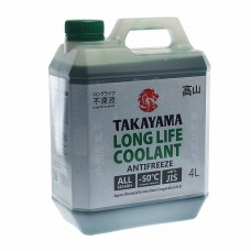 Антифриз зеленый Long Life -50C 4л, 700504, TAKAYAMA