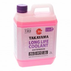 Антифриз фиолетовый Long Life Hybrid -50C 2л, 700505, TAKAYAMA