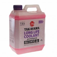 Антифриз фиолетовый Long Life Hybrid -50C 4л, 700506, TAKAYAMA