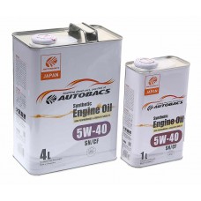 Масло моторное ENGINE OIL 5W40 синт.4л+1л Сингапур, A00032432-5401, AUTOBACS