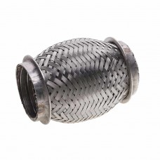 Гофра глушителя 45x100 трехслойная interlock нержавеющая сталь, VTL45100 IL, МЗГС