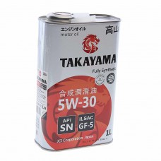 Масло моторное Adaptec SN/GF-5 5W30 синт.1л, 605584, TAKAYAMA
