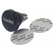 Держатель телефона на дефлектор магнитный, H-F373 black, FAISON