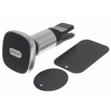 Держатель телефона на дефлектор магнитный черный, BH44 black silver, BOROFONE