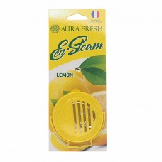 Ароматизатор на панель приборов древесное волокно (lemon) 40г Eco Steam, 23037, AURA FRESH