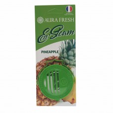 Ароматизатор на панель приборов древесное волокно (pineapple) 40г Eco Steam, 23040, AURA FRESH