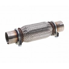 Гофра глушителя 45x150х250 с трубами трехслойная innerbraid c хомутами, VTL45150250 IB-2Х, МЗГС