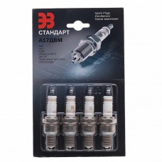 Свеча зажигания ВАЗ-2101,2106 АИ-92 (блистер) комплект 4шт., А17ДВМ, ЗАЗС