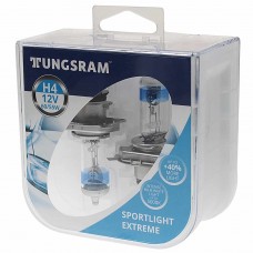 Лампа 12V H4 60/55W P43t +40% 5000K бокс (2шт.), 93093787, TUNGSRAM