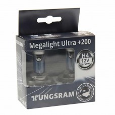Лампа 12V H4 60/55W P43t +200% бокс (2шт.), 93120596, TUNGSRAM