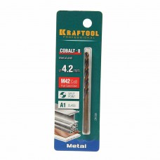 Сверло по металлу 4.2х75мм Cobalt, 29656-4.2, KRAFTOOL