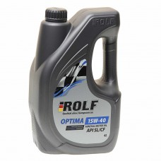 Масло моторное OPTIMA API SL/CF 15W40 мин. 4л, 322433, ROLF