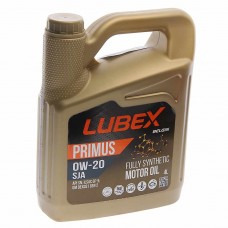 Масло моторное PRIMUS SJA SN+RC GF-5 0W20 синт.4л, L034-1331-0404, LUBEX