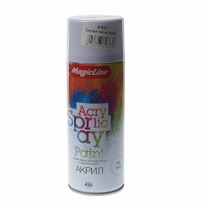 Краска белая глянцевая аэрозоль 400мл, MG-030, MAGICLINE