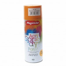 Краска желто-оранжевая аэрозоль 400мл, MG-210, MAGICLINE