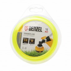 Леска для триммера 3.0мм 15м звезда Flex Cord, 96113, DENZEL