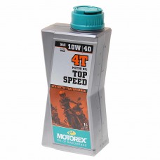 Масло моторное для 4-х тактных двигателей TOP SPEED 4T 10W40 синт.1л, 308271, MOTOREX