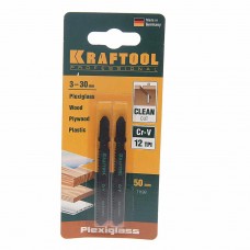Пилка для лобзика набор 2шт. дерево 55мм, 159535-2, KRAFTOOL