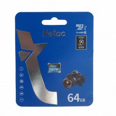Карта памяти 64GB MicroSD class 10, NT02P500STN-064G-S, NETAC
