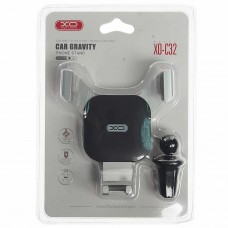 Держатель телефона на дефлектор серебристый, C32 Silver, XO