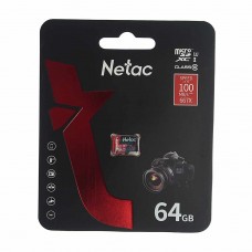 Карта памяти 64GB MicroSD class 10, NT02P500PRO-064G-S, NETAC