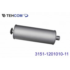 Глушитель УАЗ-3151,3741 Н/О, 3151-1201010-11, ТЕХКОМ