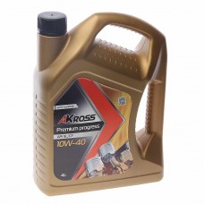Масло моторное PROGRESS SL/CF 10W-40 п/синт.4л, AKS0002MOS, AKROSS
