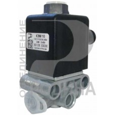 Клапан электромагнитный КАМАЗ,МАЗ,УРАЛ 24V КЭМ-10 в сборе (ОАО КАМАЗ), КЭМ-10, Объединение Родина