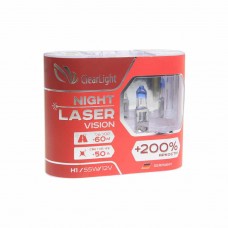 Лампа 12V H1 55W +200% бокс (2шт.) Night Laser, MLH1NLV200, CLEARLIGHT