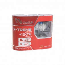 Лампа 12V H4 60/55W P43t +150% бокс (2шт.) X-treme, MLH4XTV150, CLEARLIGHT