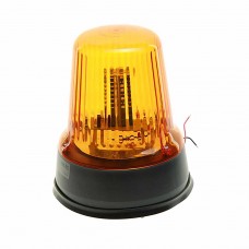 Маяк импульсный 12/24V (30 светодиодов) стационарный желтый, МИ 05 LED, САКУРА