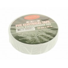 Изолента ПВХ белая 19ммx20м, RF-130W, ROCKFORCE
