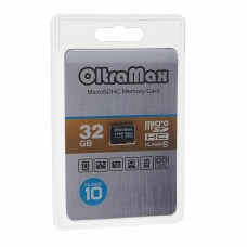Карта памяти 32GB MicroSD Class 10 без адаптера, OM032GCSDHC10-W/A-AD, OLTRAMAX