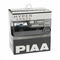 Лампа 12V H3 55W +120% бокс (2шт.) Hyper Arros PIAA, HE-901-H3, PIAA (Пиаа)