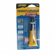 Клей универсальный прозрачный 30мл СЕКУНДА, 403-108, ASD