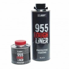Антигравий черный сверхпрочное покрытие 600мл Tough Liner 955 с отвердителем 0.2л, 9550200001, BODY