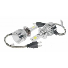 Лампа светодиодная 12V H7 PX26d 2400LM 2шт., OLLEDH7ST-2, OMEGALIGHT