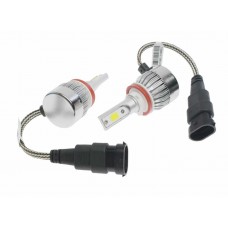 Лампа светодиодная 12V H11 PGJ19-2 2400LM 2шт., OLLEDH11ST-2, OMEGALIGHT