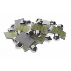 Лампа светодиодная 12V C10W SV8.5-8 31мм 6000K COB White, 90131, MEGA ELECTRIC